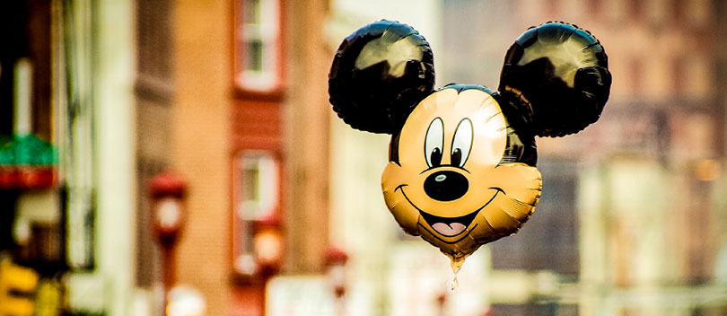 Mickey Mouse balloon.