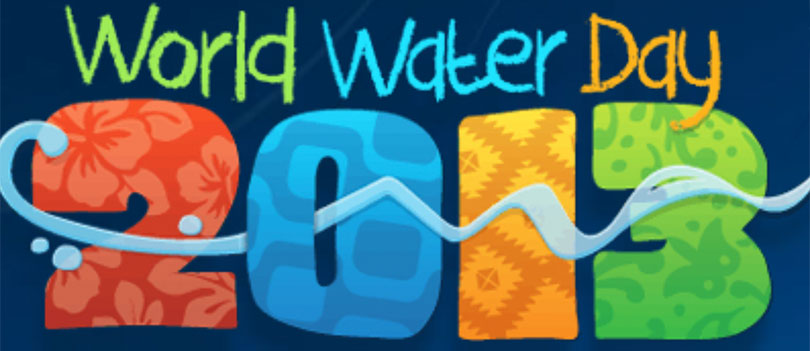 World Water Dat 2013 banner.