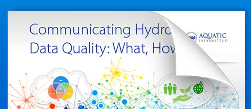 "Communicating Water Data Quality" white paper.