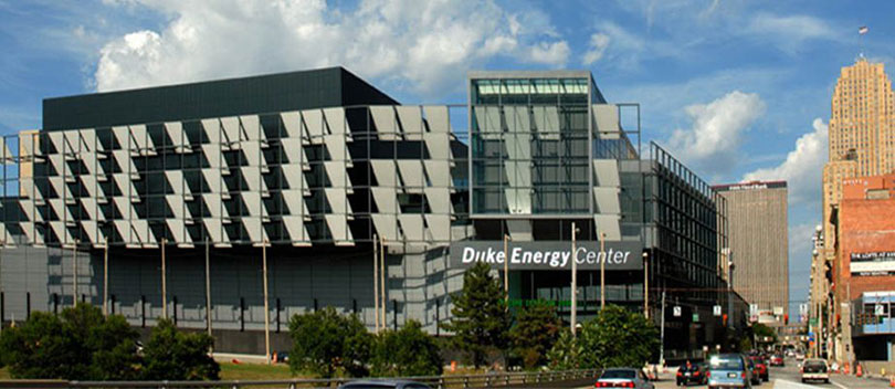 A photo of the Duke Energy Centre.