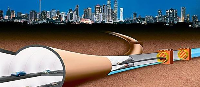 An illustration of a smart tunnel.