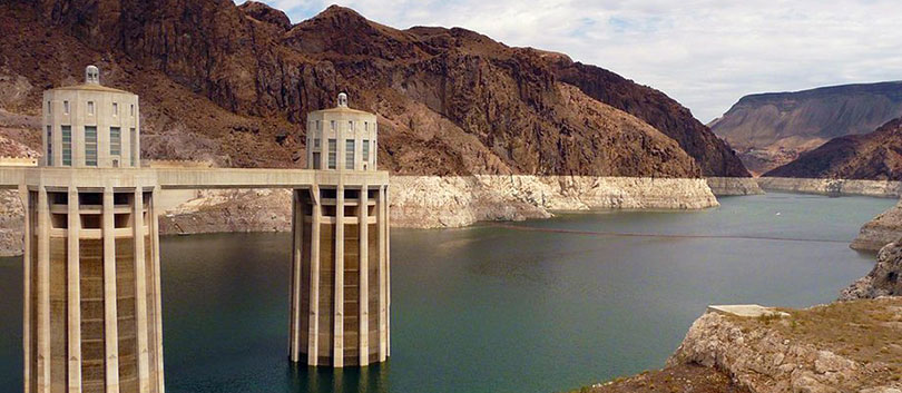 The Hoover Dam.