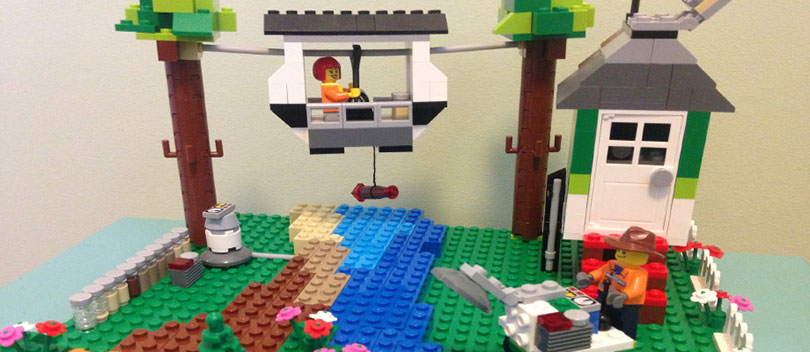 Lego scene.