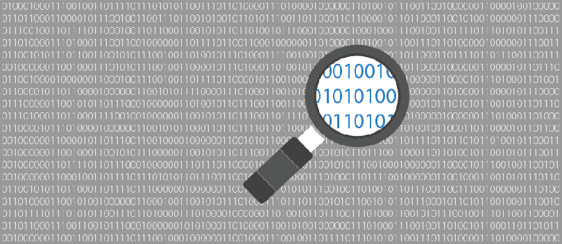 Big data, small numbers illustration.