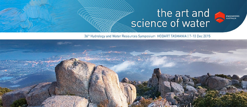 Hydrology Water Resources Symposium 2015 banner.