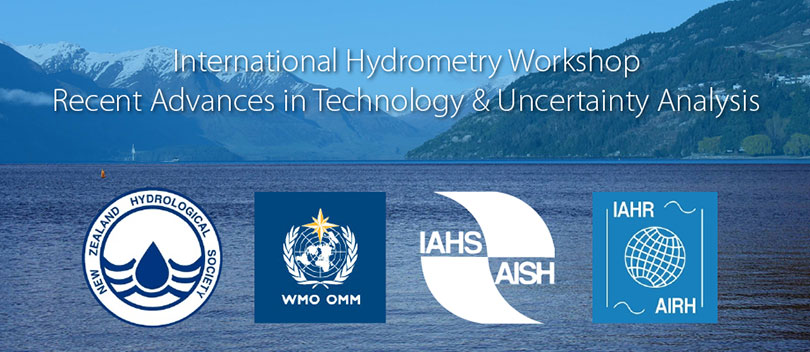 Banner for International Hydrometry Workshop.