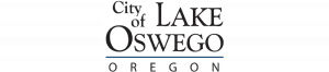 City of Lake Oswego black logo.