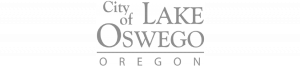 City of Lake Oswego Oregon grey logo.
