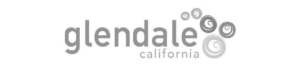 Glendale, California logo in grey.