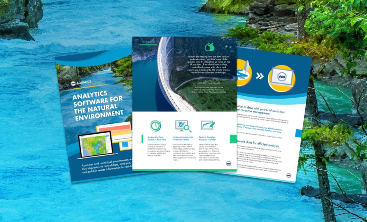 Aquarius Brochure: Analytics Software for the Natural Environment Thumbnail