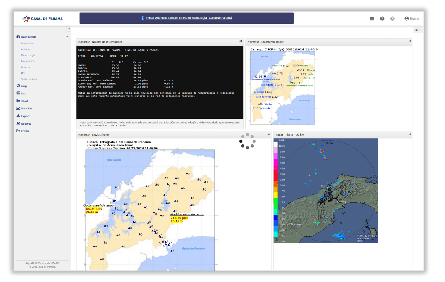 Panama Canal WebPortal