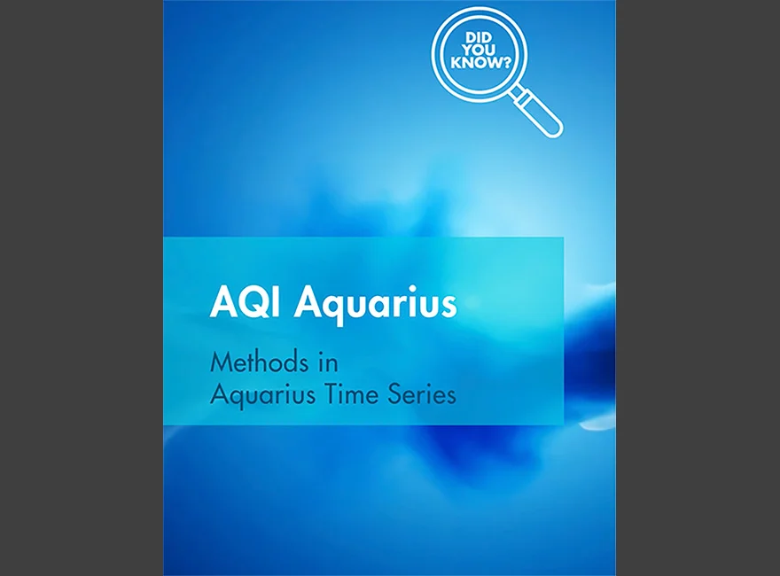 Introduction: Methods in the Aquarius Time Series Thumbnail