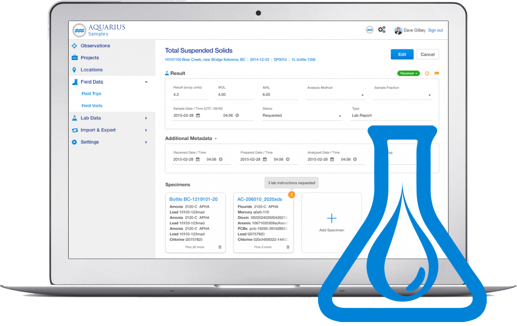 Aquatic Informatics Announces AQUARIUS Samples – a New Modern SaaS ...